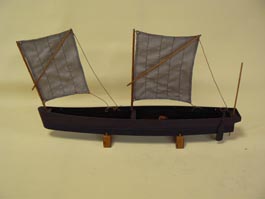 Modell eines "Steinhuder Kahn"